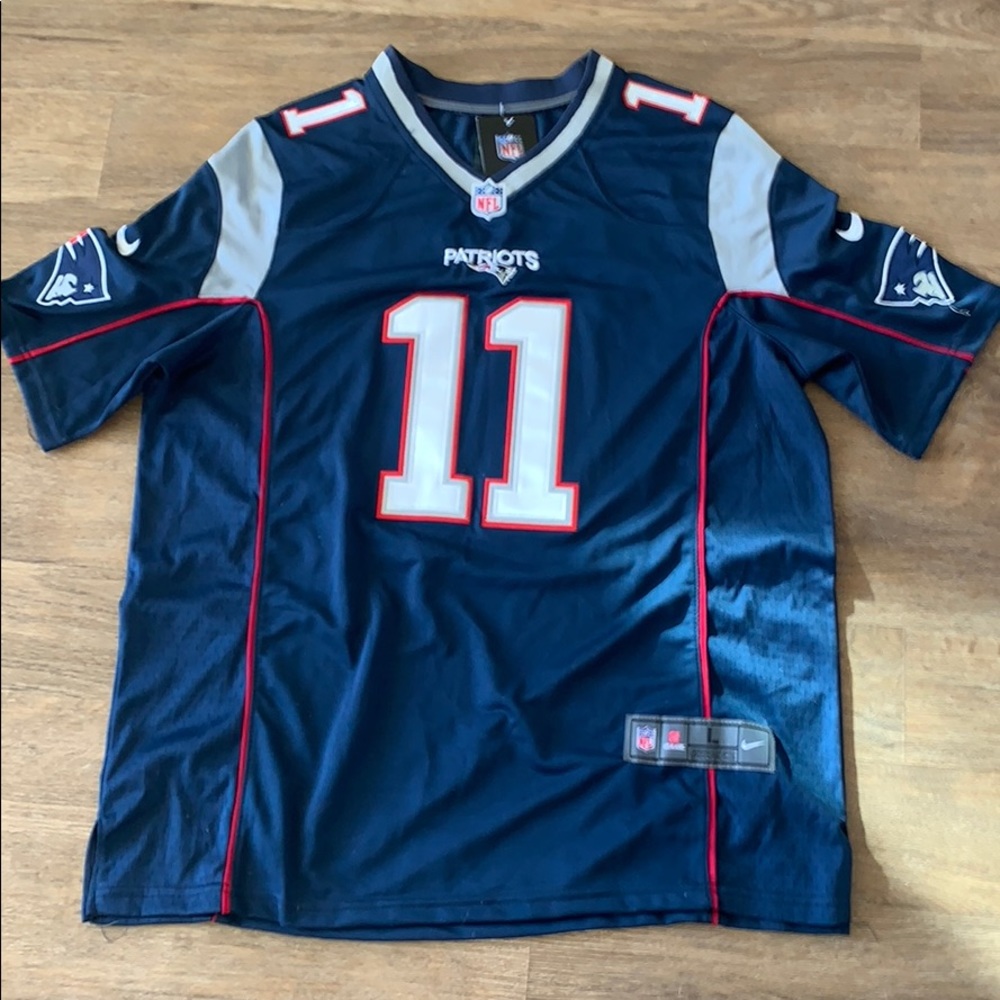 Authentic Patriots Edelman Jersey Sz Large NWT